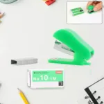 Mini stapler with 1 strip of staples 1 set compact stapler with single pin box - Durable Plastic, Compact Mini Size ( default, OS )