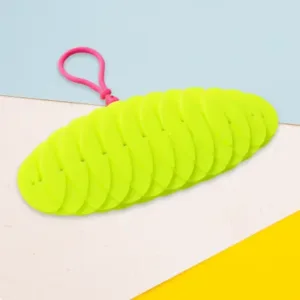 Flexible plastic worm fidget toy - Foldable Design, Durable Plastic ( default, OS )