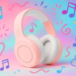 Zw-053 wireless over-ear bluetooth headphones with soft cushioned earmuffs foldable stereo headset with built-in mic, - Foldable Design, Cable Management Clips, Compact Mini Size ( default, O