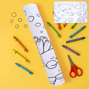 Creative ocean theme giant coloring roll ( default, Standard )
