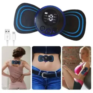 Portable USB Neck Massager Electric Neck Massager Automatic Massage Enhancer Mini Cervical Massager EMS Lymphatic Drainage Massage with Cable ( default, Standard ).