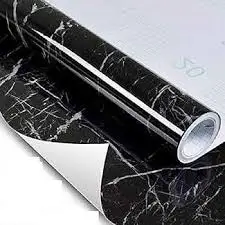 20A2rK7Stwpy1QvylpABJQO2ADZ3PSpho9NFcRzU.webp Marble Aluminum Foil Kitchen Stickers – Oil-Proof, Waterproof, Self-Adhesive Wallpaper PVC (Black Marble, 60cm x 200cm, Pack of 2) ( black, Free Size ).