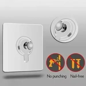 Self Adhesive Transparent Wall Hook (10 Pack) ( default, 10 )