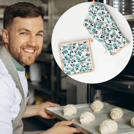 4R9MaRhxUO25GYh3kUhhD4bpdIwQHqr7zW1xnUPj.webp Professional Cotton Oven Mitt gloves ( default, Standard ).