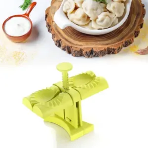 Dumpling Maker Mold, Double Head Dumpling Mold Wrap Two At A One Time, Household Dumpling Maker Mold, Easy-Tool for Making Dumplings ,Dumpling Press Mold Kitchen Accessories ( default, Standa