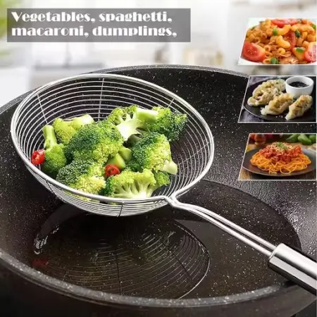 Bi8dq2ZRBWUGABl6hhWieU6TvOZc6njQ4Uf3b655.webp Kitchen Tools Combo – Stainless Steel Potato Pav Bhaji Masher, Egg Whisker Beater & Deep Fry Puri Strainer | Pack of 3 | Multicolor. ( default, Standard )