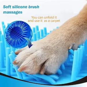 BjAeVDt508nSi89hU820RRQnF8wj0QhKDLv959w0.webp Portable Dog Paw Cleaner Cup with Soft Silicone Bristles Pet Foot Washing Cup for Small and Medium Dogs ( default, Standard )