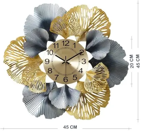I1I3HJydApDPmwcYJoZ2nEnv5v3yxBSYssWUz2V5.webp Decorative Round Iron Metal Wall Clock for Living Room, Bedroom, Office with Urdu Dail. ( blue, M )