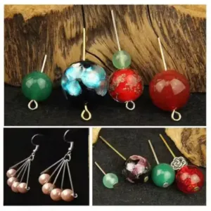 200 Pcs Golden Eye Pins – Jewellery Making Material ( default, standard )