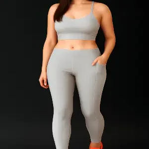 Premium Quality Yoga Tights | Breathable & Stretchable Gym Leggings | Activewear Pants for Girls or Women ( grey, S )