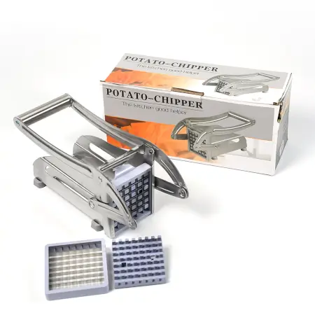 N4axTC4mlmlvfPJGVEdBi12BhDQLjryJfjPewYTJ.webp French Fries & Vegetable Cutter Stainless Steel Potato Chip Slicer ( default, Standard ).