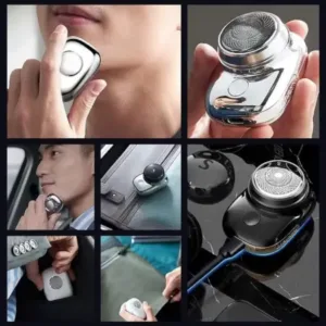 Mini Electric Shaver for Men USB Rechargeable Portable Pocket Beard Trimmer Waterproof Electric Razor ( default, OS )