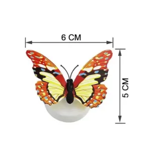 Butterfly 3D Night Lamp – Multicolor Illusion LED Lamp for Bedroom, Drawing Room & Kids ( default, OS )
