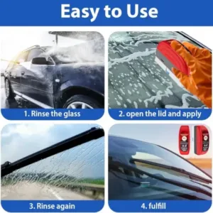 Car Glass Oil Film Cleaner Brush – Automotive Cleaning ( default, OS )