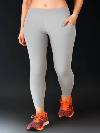 abnPAue3TtpmfAPEZwSoZrwmKqhWRgN9esbxyrT7.webp Premium Quality Yoga Tights | Breathable & Stretchable Gym Leggings | Activewear Pants for Girls or Women ( grey, S )