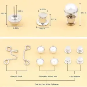 Button Pins for Jeans ( default, Standard )