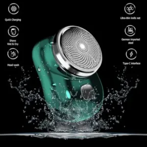 Mini Electric Shaver for Men USB Rechargeable Portable Pocket Beard Trimmer Waterproof Electric Razor ( default, OS )