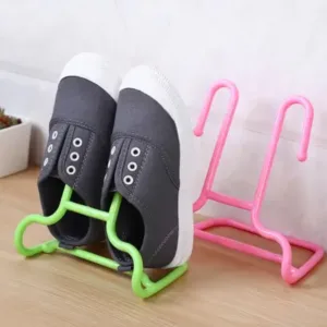 Multi-Function Shelf Drying Rack Shoe Rack Stand Hanger Shoes Hanging Storage Wardrobe Organizer Rack, Shoe Organizer Stand Closet Shoe Organizer Shoe Holder (2 Pc Set) ( default, Standard ).