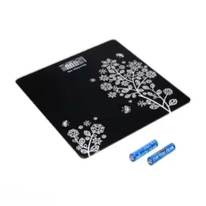 Digital Tempered Glass Weighing Scale – Flower Design LCD ( default, Standard )