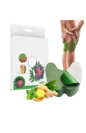fkrIHGQYo3w7XiSsD3aRZW8gobU5NVx1prEVlJvb.webp Knee Pain Relief Patches - Natural Herbal Knee Patch for Pain & Inflammation - Breathable, Long-Lasting, Comfortable, Non-Allergic - 10 Patches ( green, Standard )