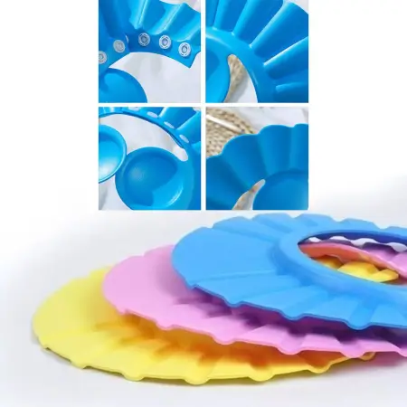 g630LEZKs2hvZZM1t8drJSgDkSzHtVdcRwEo9WaJ.webp Adjustable Safe Soft Bathing Baby Shower Cap ( default, Standard ).