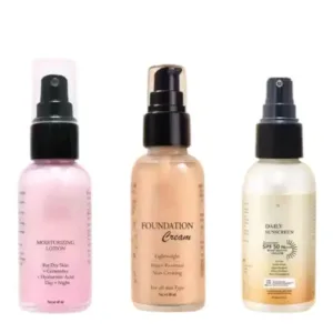 Complete Sun Care Trio Set – Sunscreen, Foundation & Moisturizer ( default, Standard )