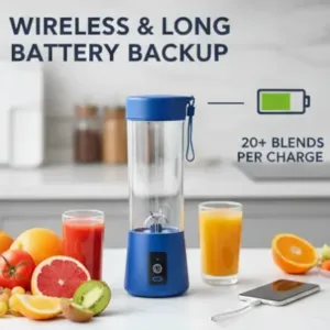 Portable Juicer Mixer Blender for Juices, Smoothies, Cold Coffee, Rechargeable 6 Blades Bottle Juicer Smoothie Maker ( default, 500ml )