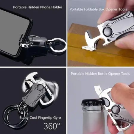 mdqEIGk89cva9wvmKEZIjKB8upfDgwYG7Y7zygoq.webp 5 in 1 Spinner Keychain – Multifunction Tool ( default, OS )