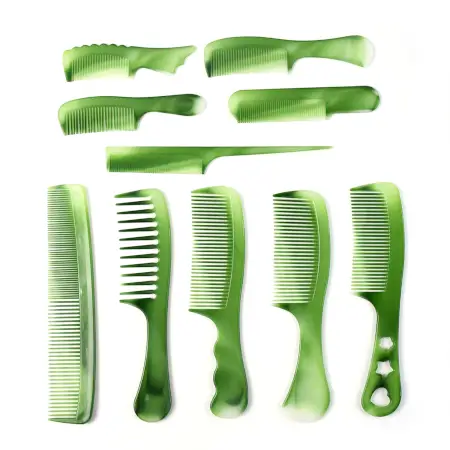 qMIEiI6ORJL5OQDUCo7M5bE5Trxe2zye8Vt28y2B.webp 10-piece multipurpose hair comb set - Durable Plastic ( default, OS ).