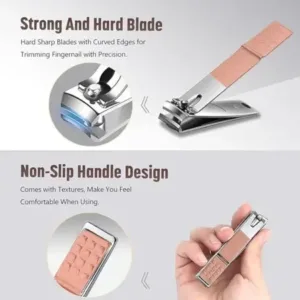 Professional 16 in 1 Stainless Steel Manicure Pedicure Kit Nail Clipper Grooming Set with Travel Case for Men Women (Multicolor) ( default, OS )