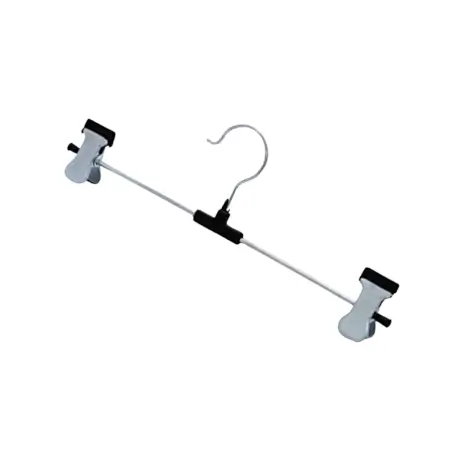 szFfd5Js91LmPdtbmEKnKkAWeXKouEC5onVyWzki.webp Stainless Steel Adjustable Clip Hangers for Pants Skirts Clothes Non Slip Metal Hanger Set (12 Pieces) ( default, Standard )