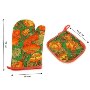 Professional Cotton Oven Mitt gloves ( default, Standard ).