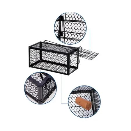 zewEWLYzfly3pz6gaa31K7Yk1FNP5frZyGUpgWOB.webp Foldable Mouse Trap Squirrel Trap Small Live Animal Trap Mouse Voles Hamsters Live Cage Rat Mouse Cage Trap for Mice Easy to Catch and Release ( default, SMALL ).