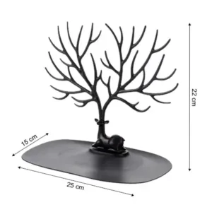 Deer Antlers Jewelry Holder - Elegant Tree Design Jewelry Organizer for Necklaces, Bracelets, and Rings ( default, Standard ).