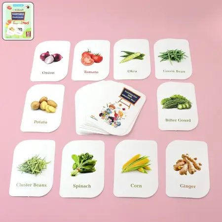 zvpdtW7zrPoRO1qz7IHBmx9Re9gmxUgv1hIlsDZM.webp KidKraft 32-Piece Educational Vegetable Flash Cards Set for Toddlers & Kids – Real Images for Preschool & Early Learning ( default, OS )