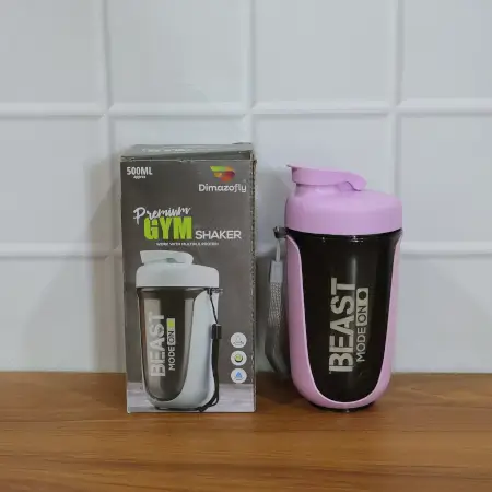 D4NXyb6PD96vWPrKecjoRKTDSJqdllJbbZhuPKSb.webp Premium Gym Shaker Bottle Ml Approx €“ Leak Proof Protein Shaker With Mixing Ball Bpa Free Sports Water Bottle For Fitness Gym Workout Protein Shake | Reusable, Leakproof, Portable, Dai