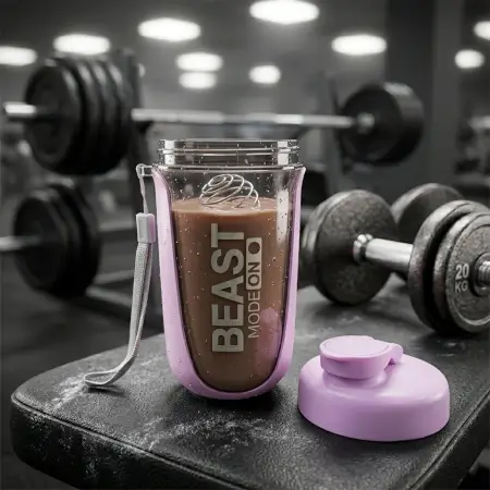 R1wdv5KowWcVoCMiaepGPiCzyXmraXS5sLIfSn1B.webp Premium Gym Shaker Bottle Ml Approx €“ Leak Proof Protein Shaker With Mixing Ball Bpa Free Sports Water Bottle For Fitness Gym Workout Protein Shake | Reusable, Leakproof, Portable, Dai